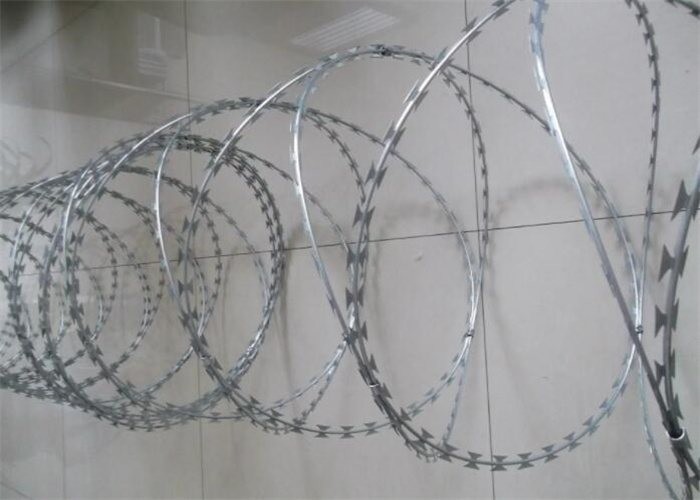 Buy cheap 450mm Coil Razor Barbed Wire Cbt 60 Cbt 65 Concertina Razor Barbed Tape from wholesalers