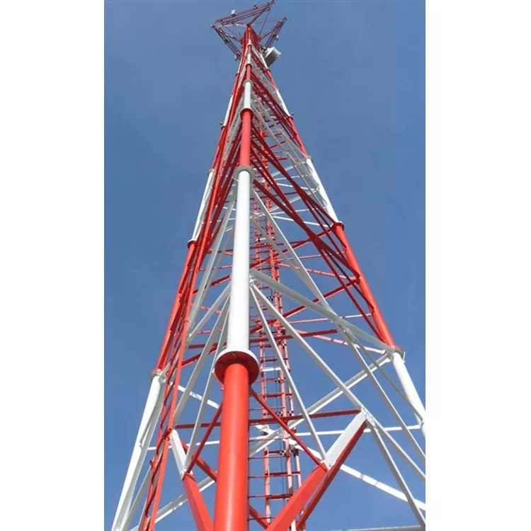Buy cheap 15m 3 Legs Galvanized Lattice Transmission Tower Q235 Telecommunications Towers product