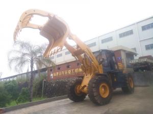 Buy cheap LONKING wheel Loader with solid tyres  5ton wheel Loader with steel scrap clamp attachment product