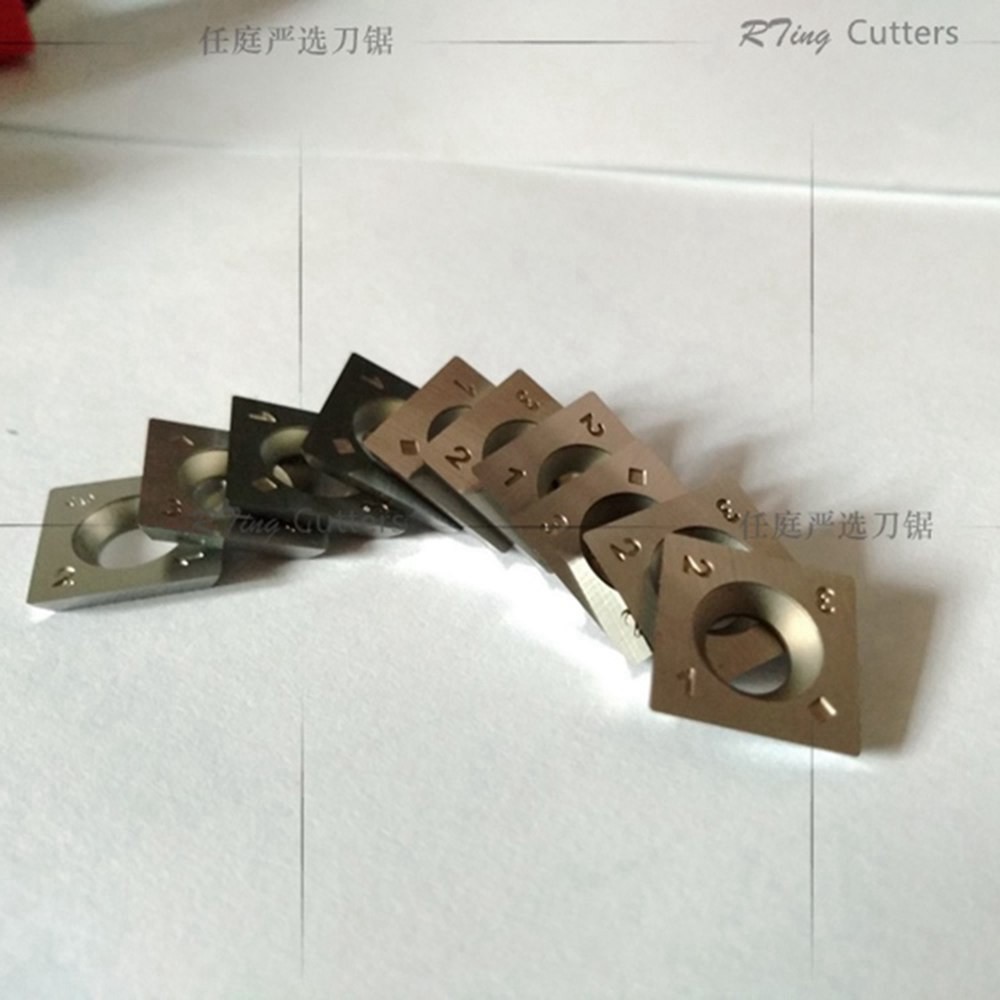 Buy cheap YANXUAN 13.8mm Square Carbide Insert Cutter,Designed for DIY Wood Lathe Turning Tools,Spiral Cutter knives ,Boxes of 10 from wholesalers