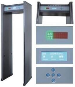 Buy cheap ABNM600LCD 6 detection zones waterproof walk through metal detector with LCD display product