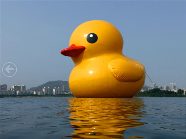Buy cheap Advertising Air Sealed Inflatable Rubber Duck Big Water Floate For Outdoor product