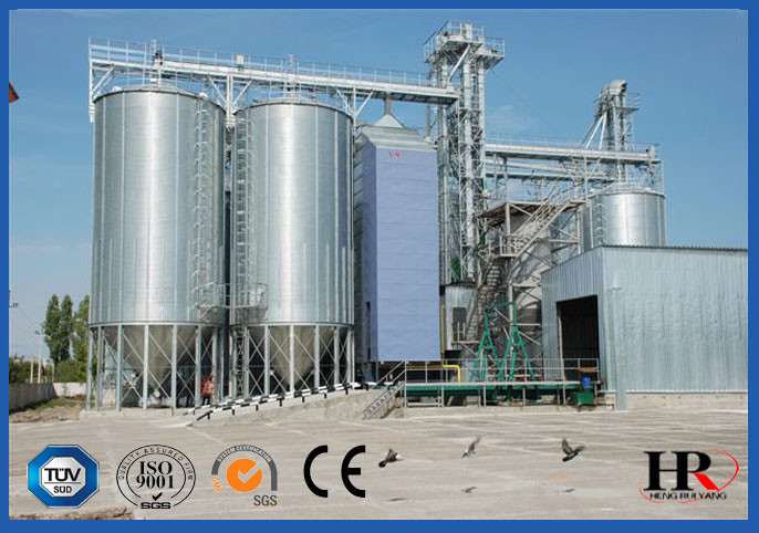 Buy cheap Galvanized Corrugated Metal Grain Silos 813m3 Large Capacity product