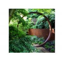 Garden Decoration Metal Art Sculpture Corten Steel Rings Sculpture 200cm Dia