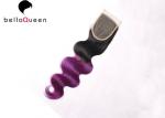 Buy cheap Ombre Body Wave Human Hair Natural Hair Closure Body wave 1b+ Purple from wholesalers