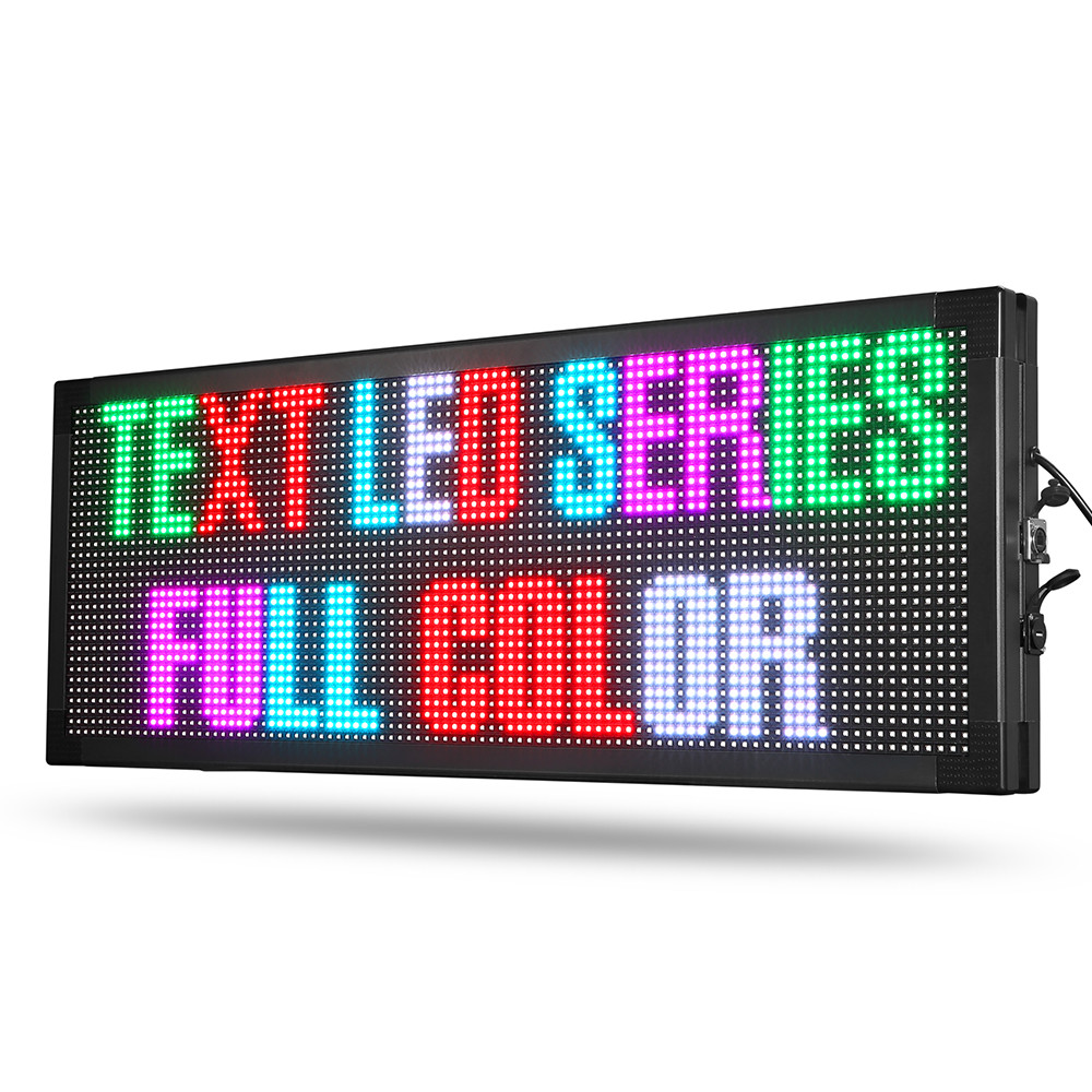 Buy cheap DIP546 Window Outdoor Digital LED Signs 15*52 Inch  Waterproof  Full Color from wholesalers