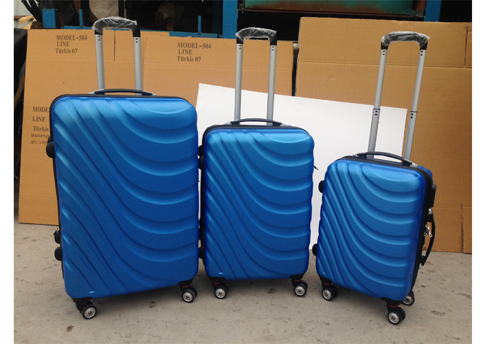 Buy cheap 3 Pcs Luggage Travel Set Bag ABS Trolley Suitcase With 4 Double 360 Degree Rotating Wheels product