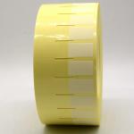 Buy cheap 60x15-25mm Cable Adhesive Label 1mil Yellow Gloss Transparent Water Resistant from wholesalers