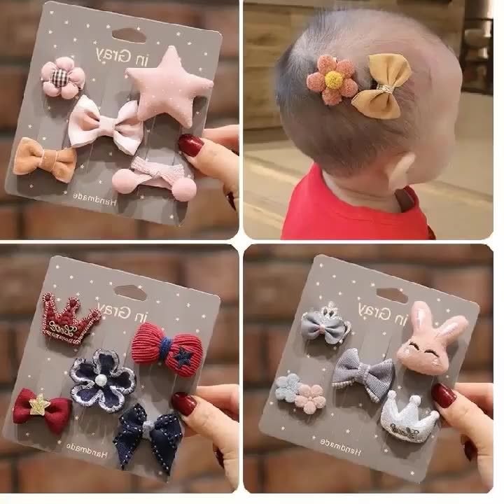 Buy cheap Baby Hairpin, Hairpin, Headdress Baby Side Clip, Less Hair, Clip Does Not Hurt Hair, Korean Princess Children  Hair Accessorie product