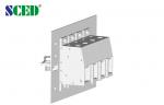 Buy cheap 600V/150A Through Panel Terminal Blocks Pitch 18.8mm 2-24 Pole Right Angle from wholesalers