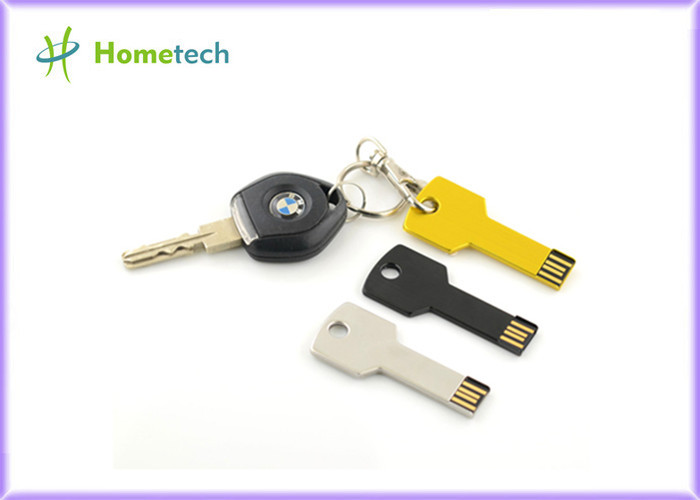 Buy cheap Silver Metal Key Shaped USB Flash Drive , Waterproof Memory Chip Key from wholesalers
