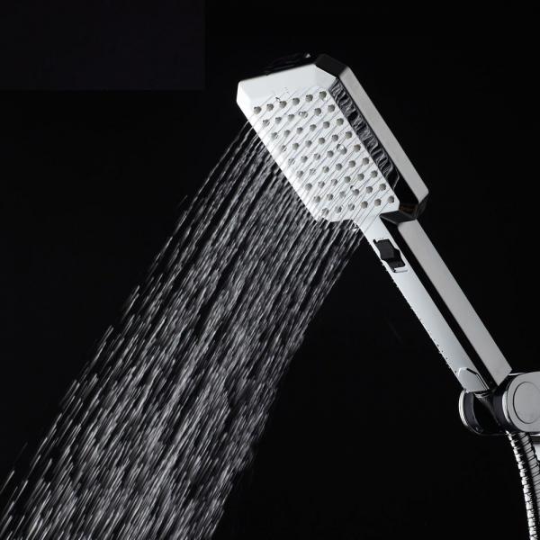 Quality JK-2100 2018 New Hand Shower and Toilet Shower Shattaf Two In One Function Square On-Off Shower head Chrome Plated for sale