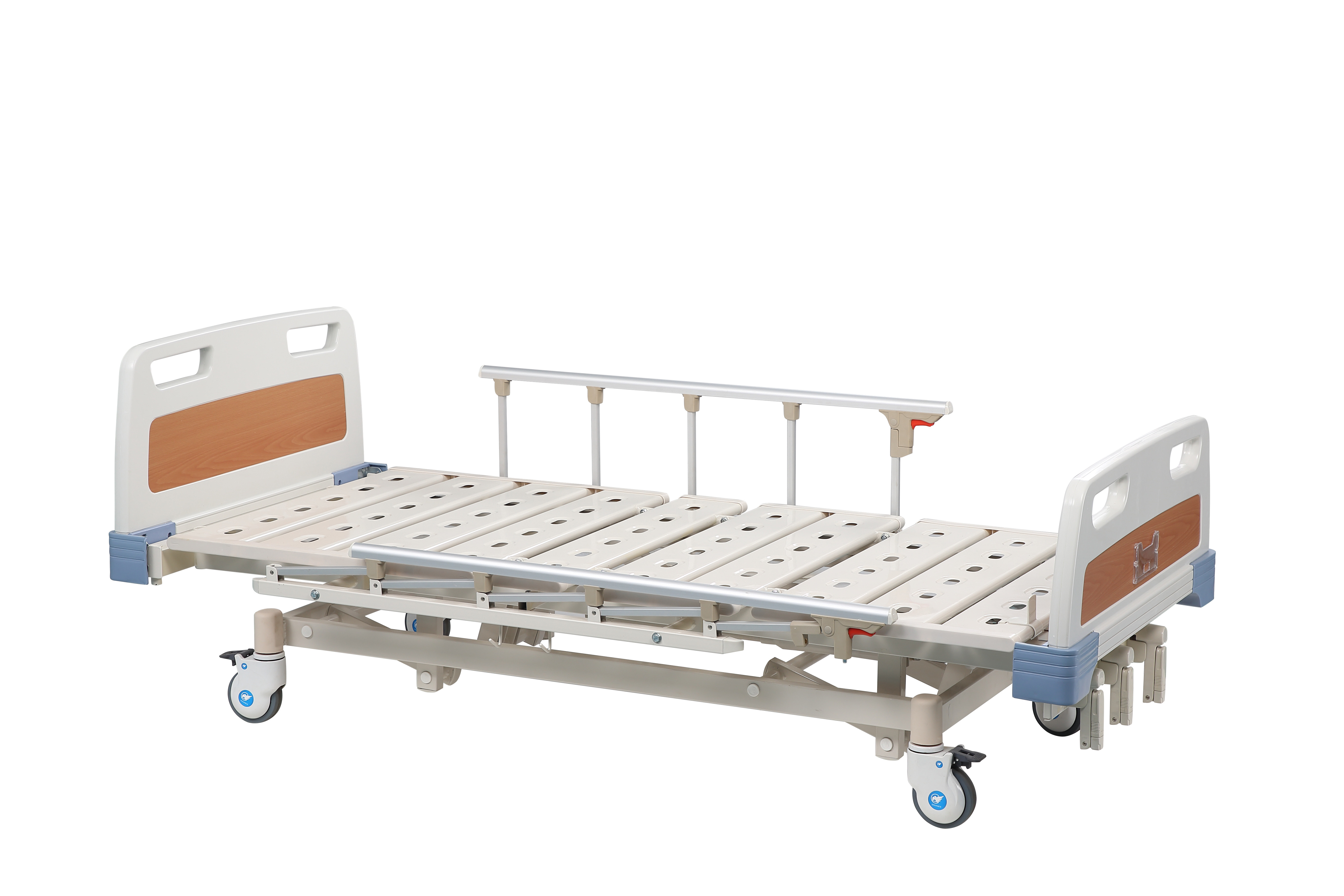 Buy cheap Folding Adjustable Medical Manual Hospital Bed Metal For Patient product