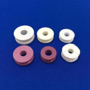 Buy cheap Textiles Al2O3 Ceramics High Purity Alumina Ceramic Rings Eyelets Corrosion Resistance product