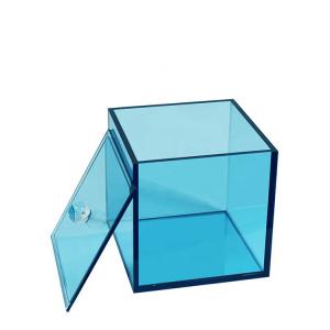 Buy cheap Flowers Packing Acrylic Display Box Storage Containers Clear Color With Lids product