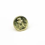 Buy cheap 3D Solid Gold Mens Diamond Cufflinks For Shirt 1.7cm Size OEM from wholesalers