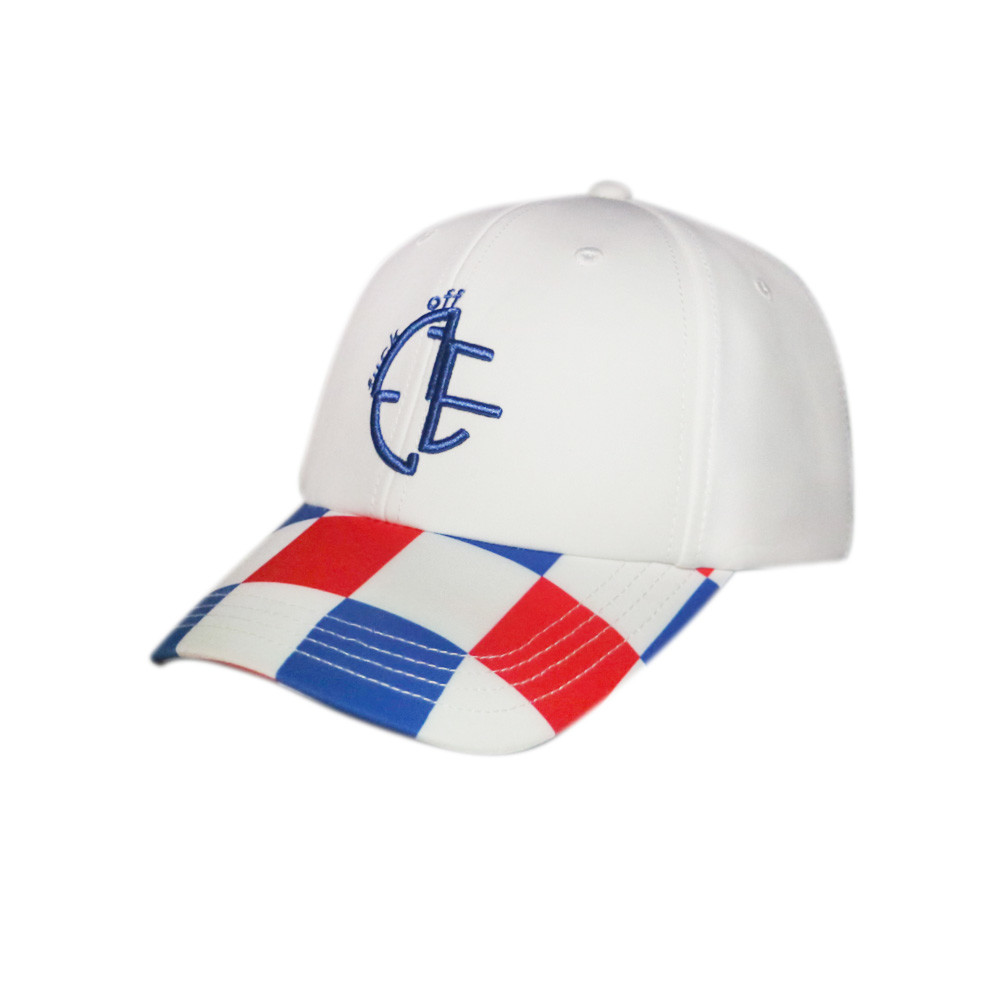 Buy cheap White Color Sublimation N Brim Cotton Twill Baseball Hat Customized Color / Size product