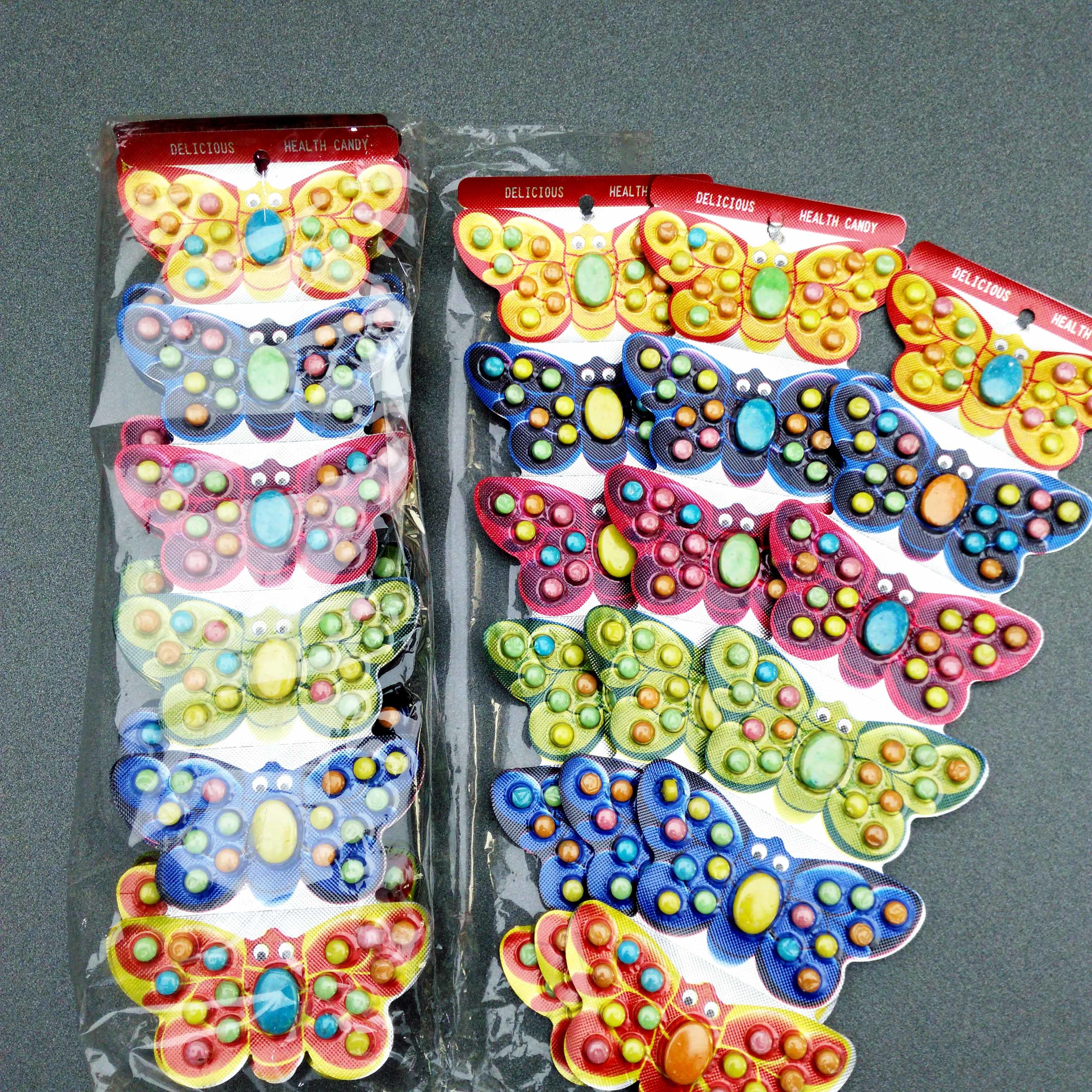 Buy cheap Butterfly Compressed Hard Candy Beautiful Butterfly Shaped 24 Months Shelf Time product