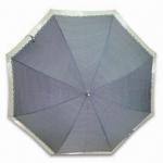 Buy cheap Long Umbrella with Lace and PU Crook Handle from wholesalers