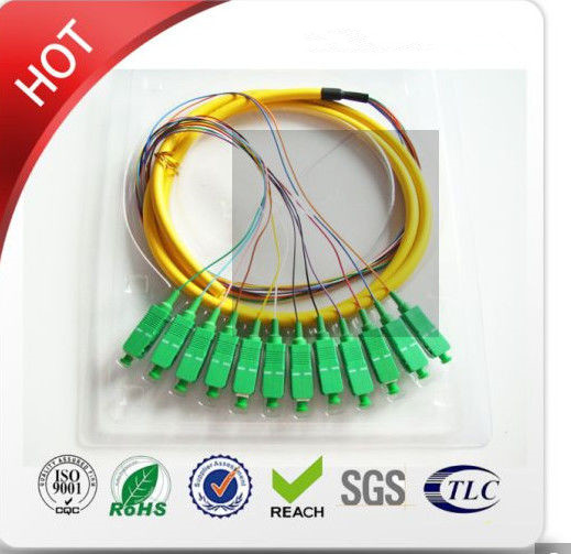 Buy cheap LC / PC Multi Strand Fiber Optic Cable Customized Outer Sheath Material from wholesalers