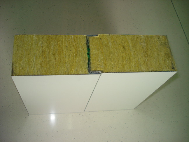 Buy cheap Yellow 100mm Rockwool Insulation Board Fire Resistant For Steel Sandwich Panel product