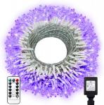 Buy cheap 100V Purple Christmas Lights Outdoor 700 LED 70m Length Waterproof from wholesalers