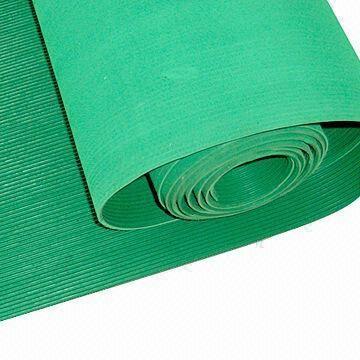 Buy cheap 3mm x 1.2m x 10m Fine Ribbed Rubber Sheet, Available in Different Colors from wholesalers