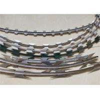 Buy cheap Security NATO Ribbon Barbed Galvanized Razor Wire Concertina Tape product