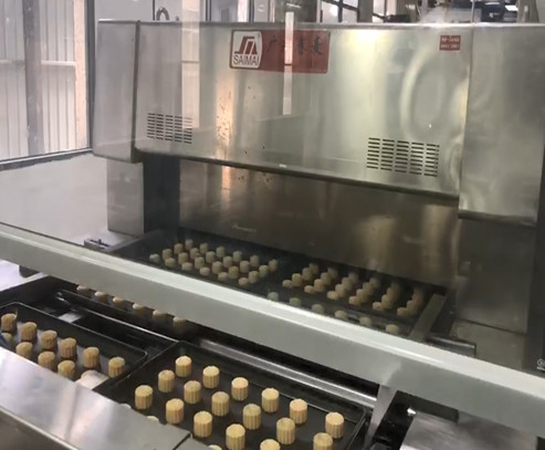 Buy cheap Indutrial 150g 90g Automatic Moon Cake Production Line 220V / 380V from wholesalers