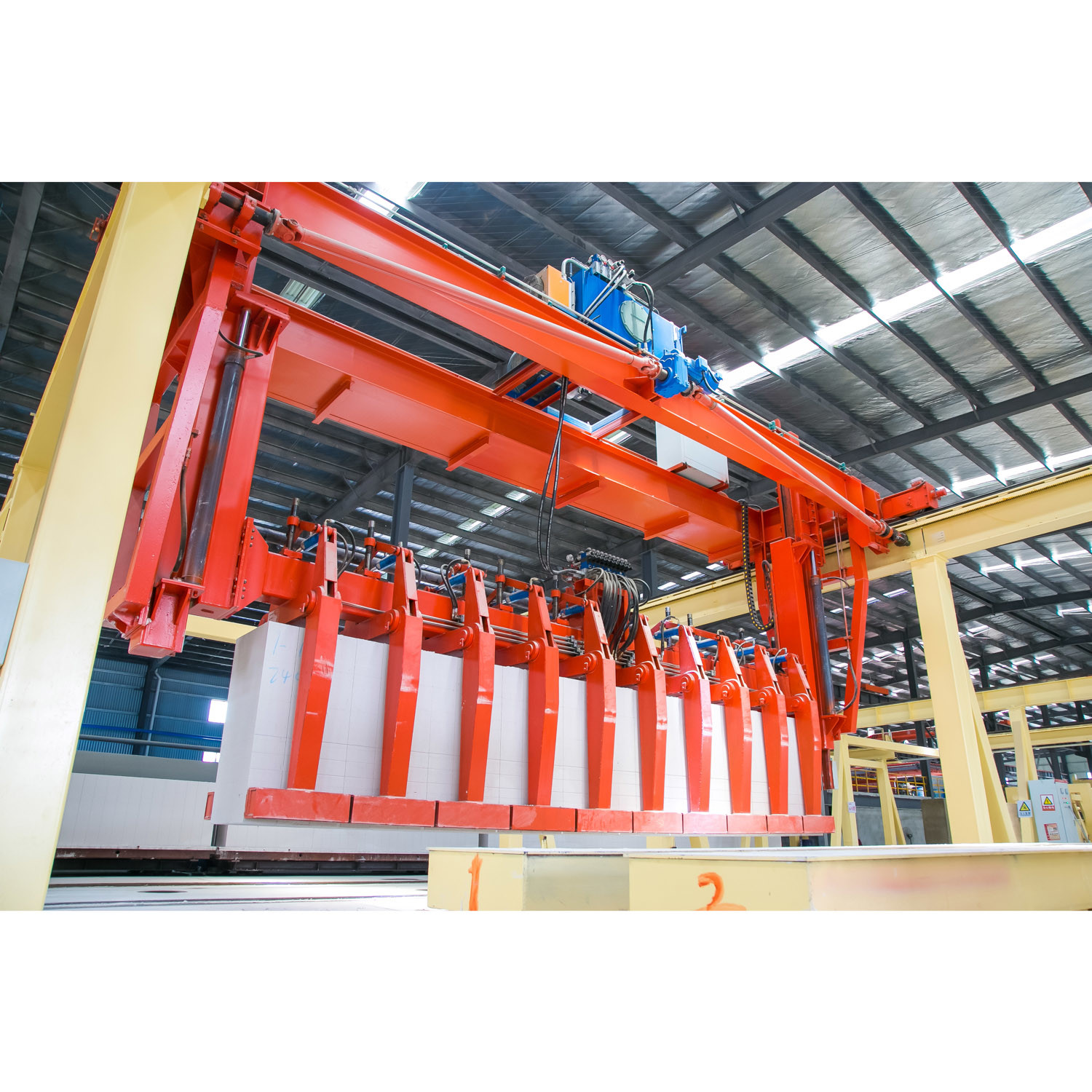 Buy cheap W2570mm 380V Hoist AAC Block Making Machine For Finished Concrete from wholesalers