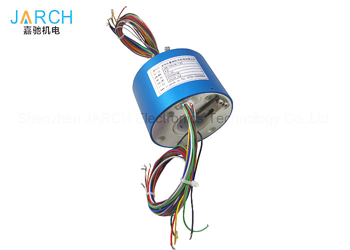 Buy cheap 500Rpm Through Bore High Frequency Slip Ring Connector ID/OD 38.1mm/ 99mm 24 Conductors product