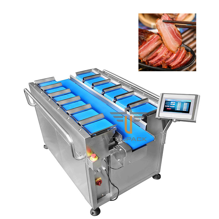 Buy cheap TOUPACK 12 Head Linear Combination Weigher For Cured Meat Packaging Machine Meat Belt Linear Multihead Weighe from wholesalers