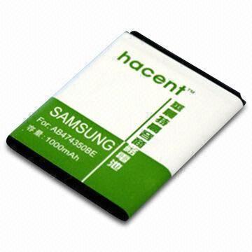Buy cheap Mobile Phone Li-ion Battery for Samsung I550 with 1,000mAh Capacity, 168-hour Standby Time from wholesalers