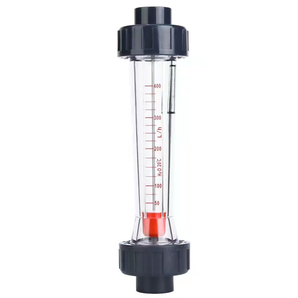 Buy cheap Acrylic OEM PVC/SS Connection 5GPM Panel Mount Flowmeter Water Flow Meter For RO from wholesalers