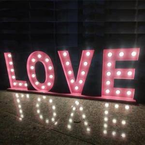 Buy cheap LED Big Marquee Letter Sign Aluminum Metal Marquee Letters UL product