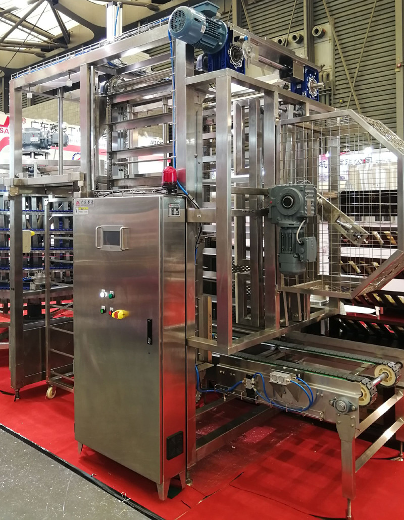 Buy cheap Assembly Trolley Loader Unloader Semi Automatic Bread Production Line product