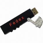 Buy cheap Truck-shaped Plastic Gift USB Stick, Novel Flash Memory, Customized Logos Welcomed, Full Capacity from wholesalers