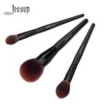 Buy cheap Jessup 3pcs Face Makeup Brush Se Black Shimmer Collection Powder Brush Private Label Makeup Brush Vendors T274 from wholesalers