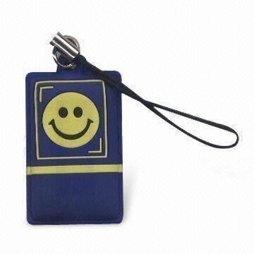 Buy cheap Mobile Phone Strap with Silkscreen Printed on the PVC Side, Ideal for Promotional Gifts product