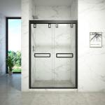 Buy cheap Frameless Hinged Bifold Toughened Glass Shower Screen Explosion Proof from wholesalers
