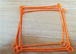 Buy cheap Silicone Rubber Die Cut Rubber Gaskets Rectangular Stand / Nostand Custom from wholesalers