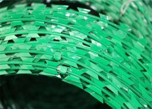 Buy cheap Plastic Paint Razor Wire Pvc Coated Galvanized Concertina Wire Pvc Stinging Cage product