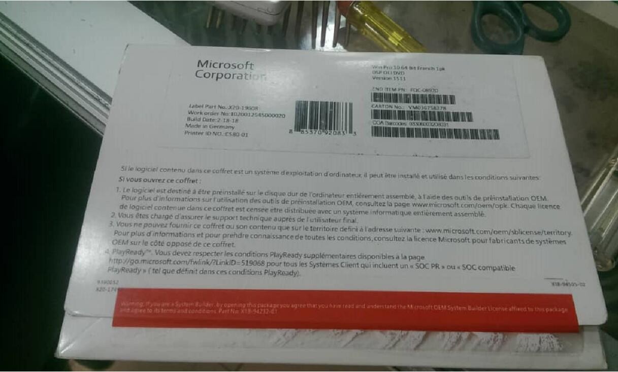 Buy cheap Microsoft Windows 10 Pro Key Code OEM Software Keys 3 Months Quality Guarantee product