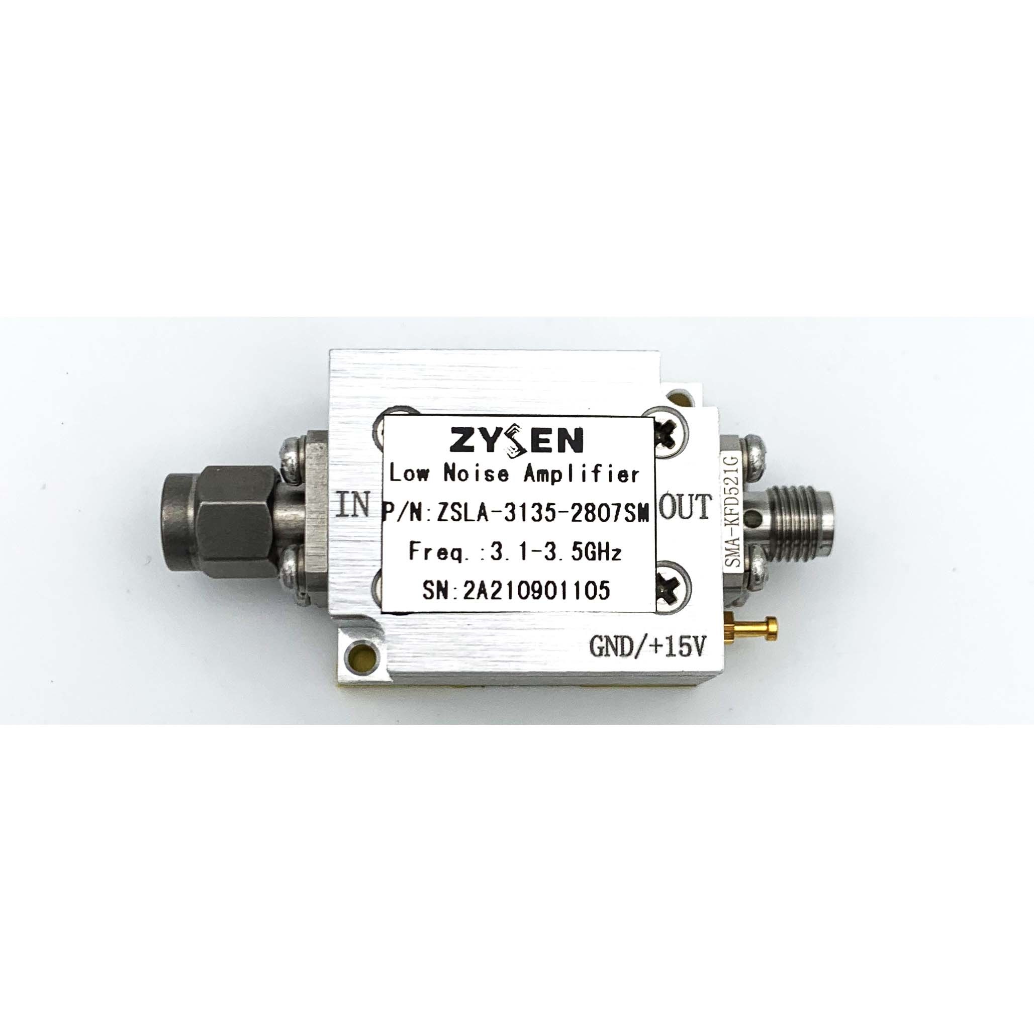 Buy cheap RF Microwave Components Low Noise Amplifier Gain 28dB 3.1GHz 3.5GHz from wholesalers