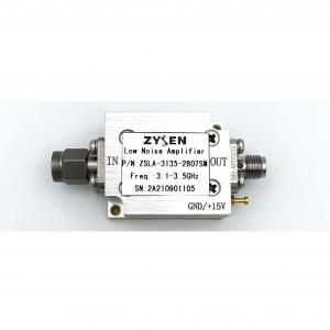 Buy cheap RF Microwave Components Low Noise Amplifier Gain 28dB 3.1GHz 3.5GHz product