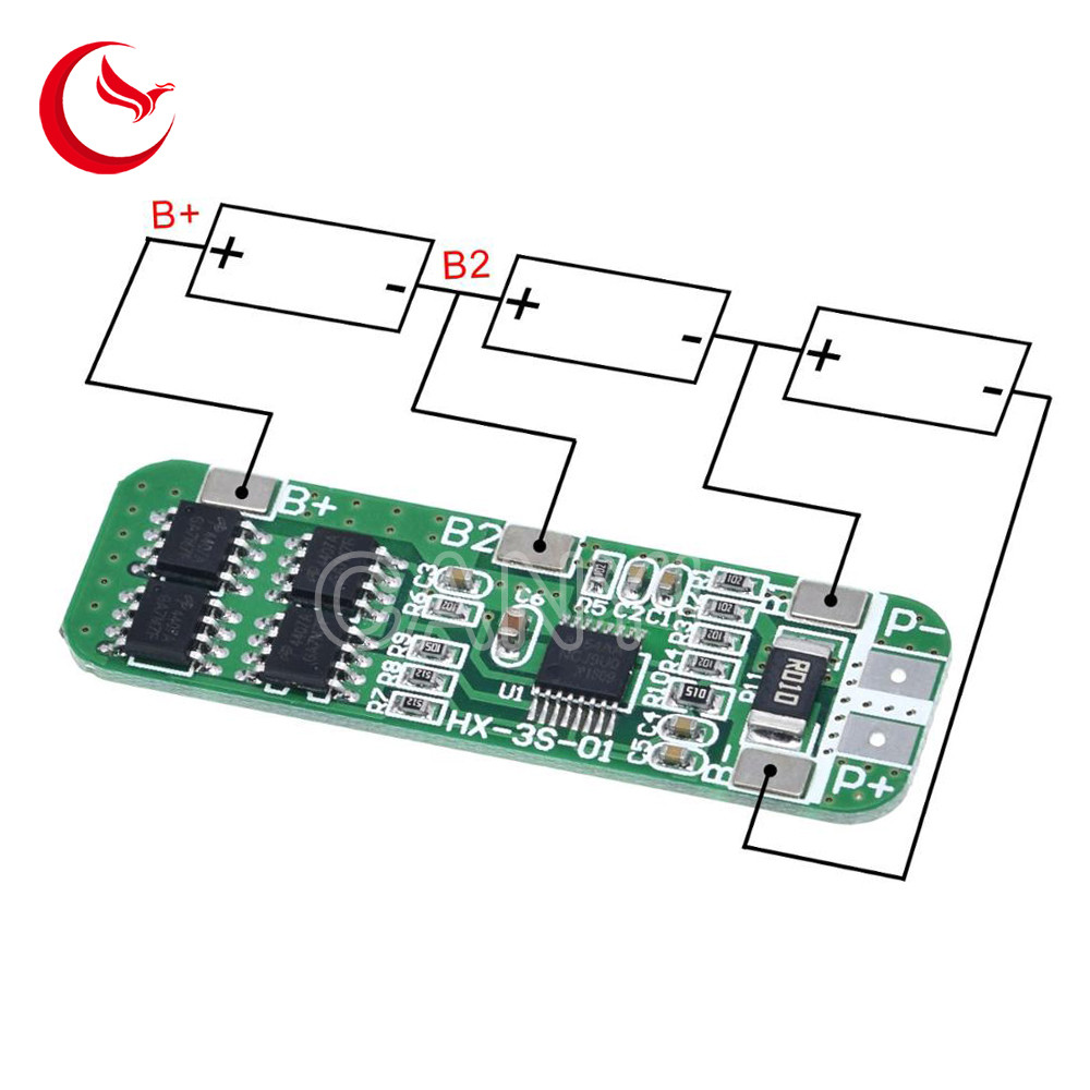 Buy cheap 3S 6A 10.8V 11.1V 12.6V 18650 Charger Protection Board Module from wholesalers