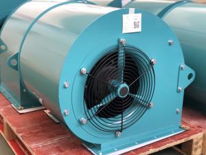 Buy cheap Single Phase 4 Pole Double Inlet Centrifugal  Fan 10 Inch Blade Converter Cooling product