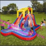 Buy cheap  CE Kids Indoor / Outdoor Inflatable Water Slides Toys With PVC Tarpaul  Inflatable Backyard Waterslide from wholesalers