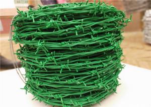 Buy cheap PVC Coated Barbed Iron Wire High Security Wire Fence Gaucho Barbed Wire product
