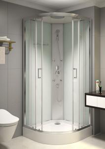 Buy cheap 4mm Transparent Tempered Glass Quadrant Shower Cubicles KPN2009006 product